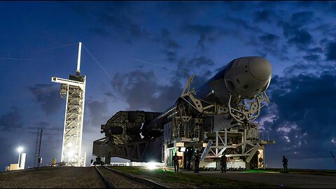 Falcon 9 and Dragon rolled out to pad 39A in Florida earlier today ahead of Tuesday’s launch