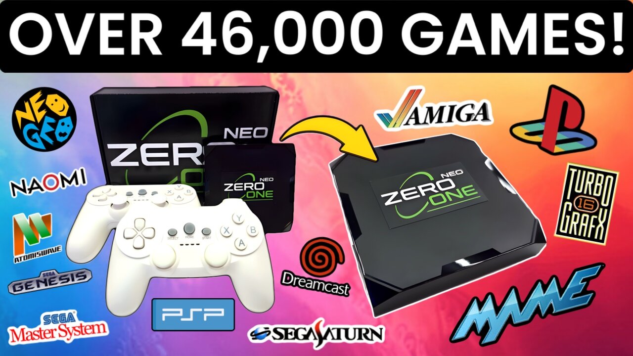 The Neo Zero One Plug & Play Game Console Has Over 46,000 Games!