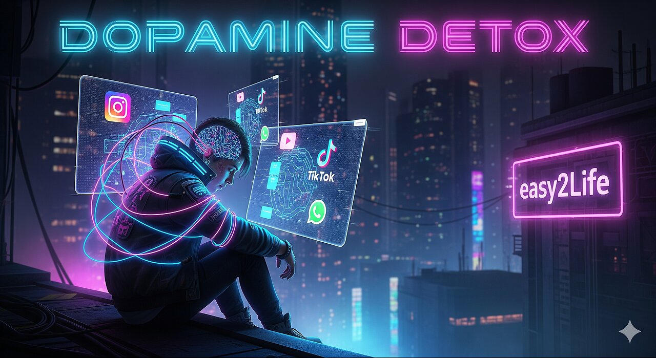 Dopamine Detox 🔥 कैसे छुड़ाएँ मोबाइल और सोशल मीडिया का अदृश्य नशा | Easy2Life”