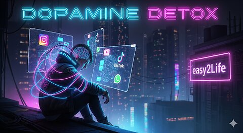 Dopamine Detox 🔥 कैसे छुड़ाएँ मोबाइल और सोशल मीडिया का अदृश्य नशा | Easy2Life”