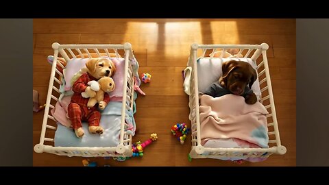 Funny puppy