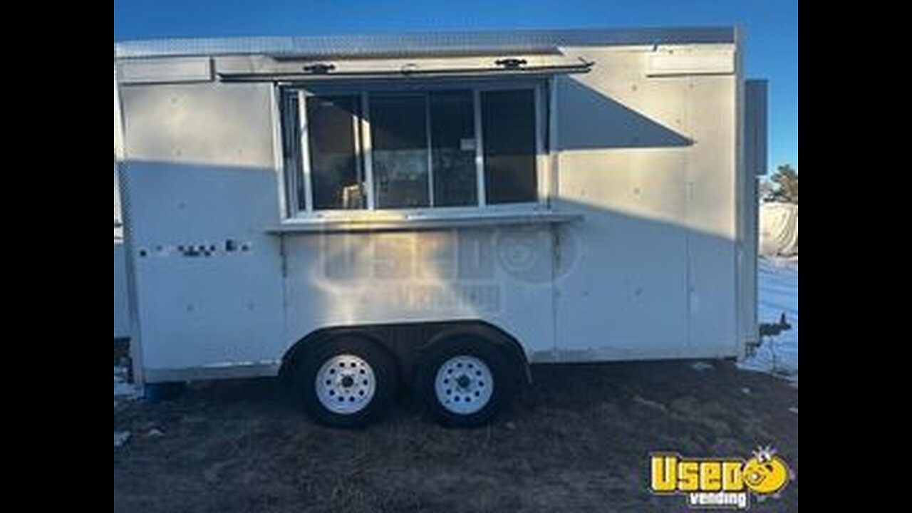 2023 8’ x 14’ Kitchen Food Trailer with Fire Suppression System for Sale in Colorado!