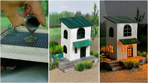 I Turned Tiny Bricks Into a Mini House – Here’s How! #vfuho #house #miniature