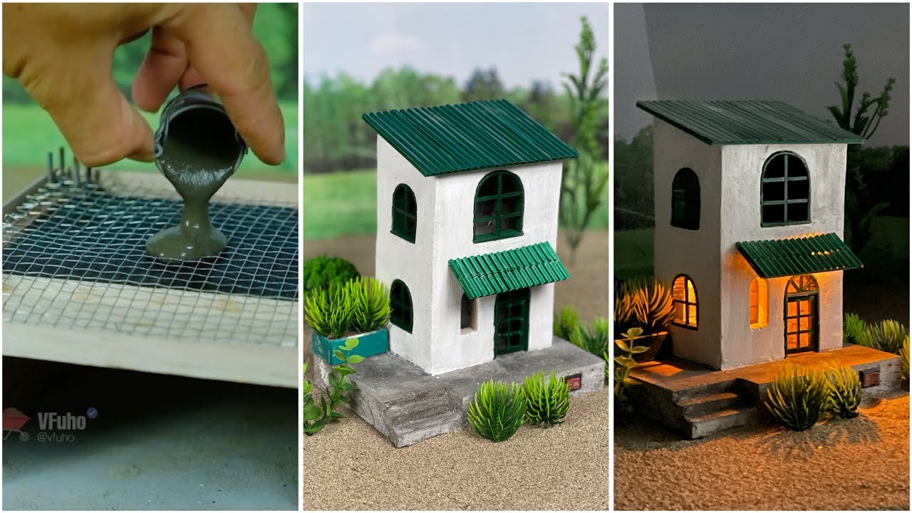 I Turned Tiny Bricks Into a Mini House – Here’s How! #vfuho #house #miniature