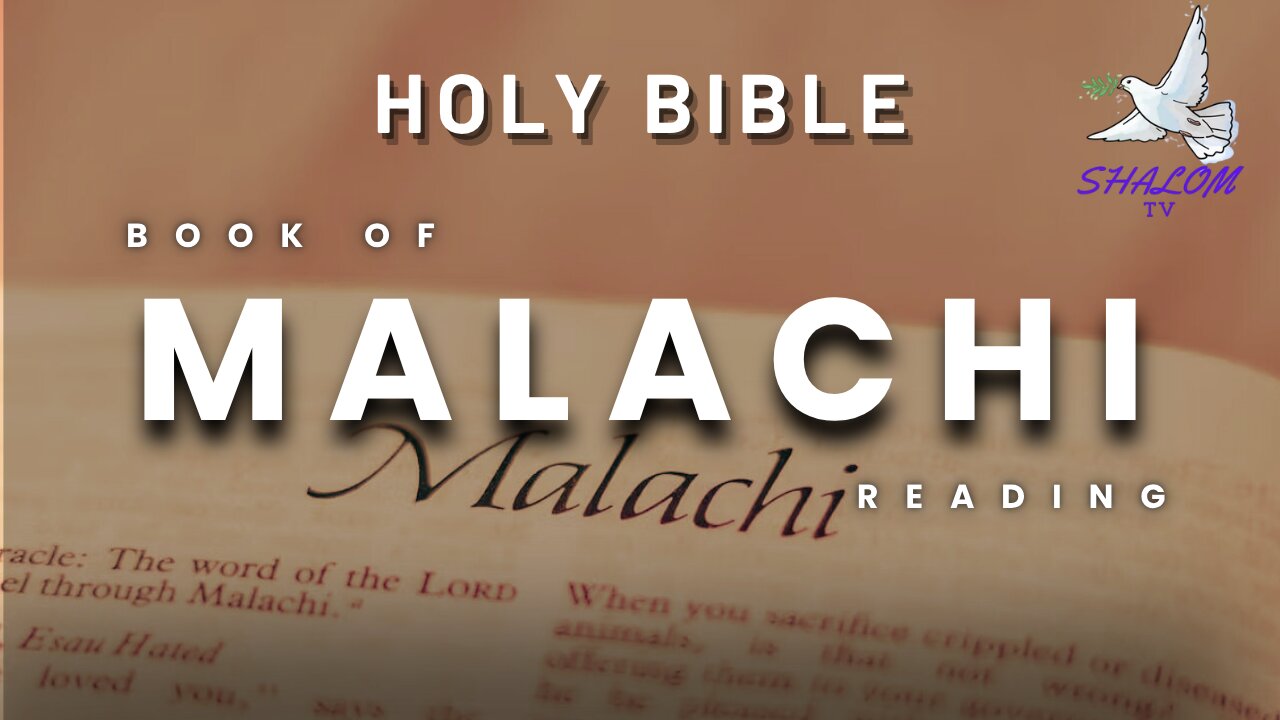 Complete Reading Of Book of MALACHI (NIV) | HOLY BIBLE
