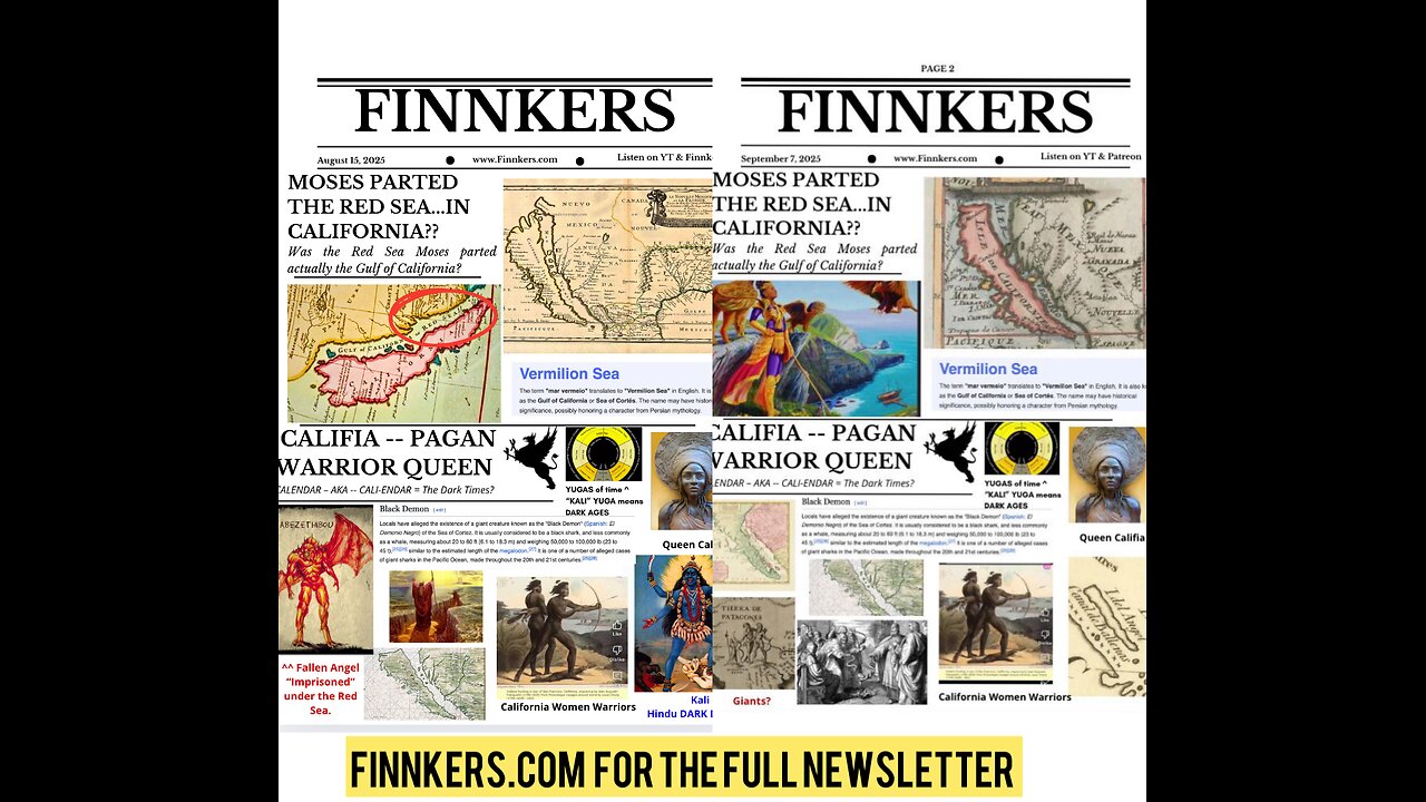 Moses parted the Red Sea…of CALIFORNIA??