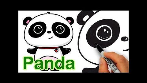 How to Draw a Cute Panda Easy