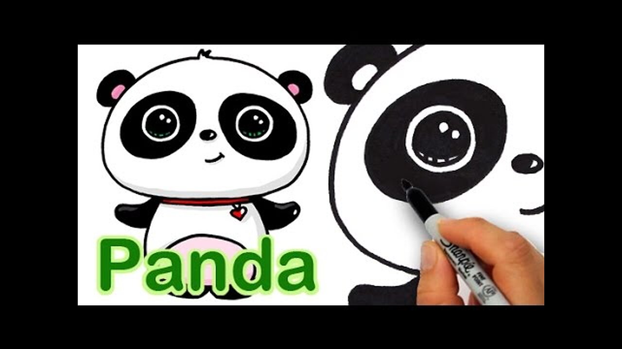 How to Draw a Cute Panda Easy