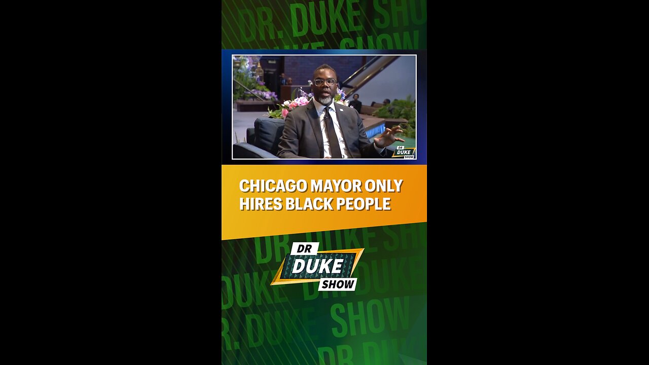 🤦🏾‍♂️Chicago Mayor Only Hires Black People