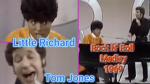 Rock 'n' Roll Royalty: Little Richard & Tom Jones Ignite the Stage (1969 Medley Magic!)