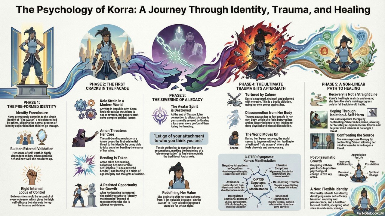 The Korra's Shattered Identity Psychology