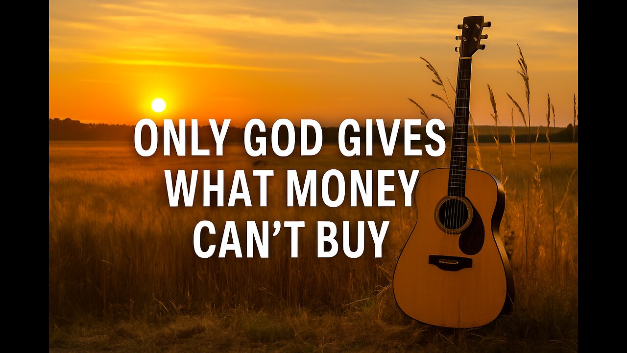 ONLY GOD GIVES WHAT MONEY CAN'T BUY