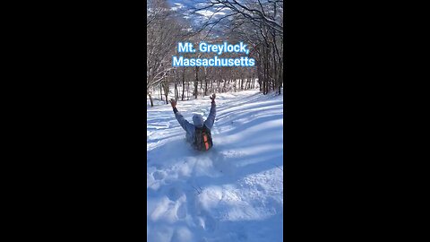 butt sliding Mt greylock