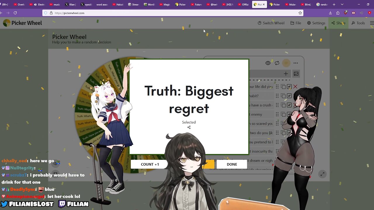 Filian's Truth, Dare, or Drink w/ LaynaLazar and Grimmi (6/25/2025)