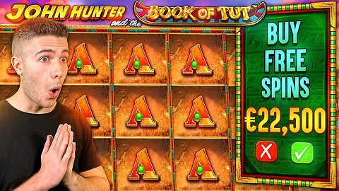 HUGE €22,500 Bonus Buy 🧭 The Return to BOOK OF TUT