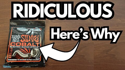 Why I Like The Ernie Ball 10-52 COBALT Strings...