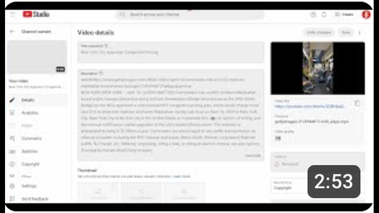 I Don't like this Youtube Copyright strike From Gettyimages But i Know the video is Editorial