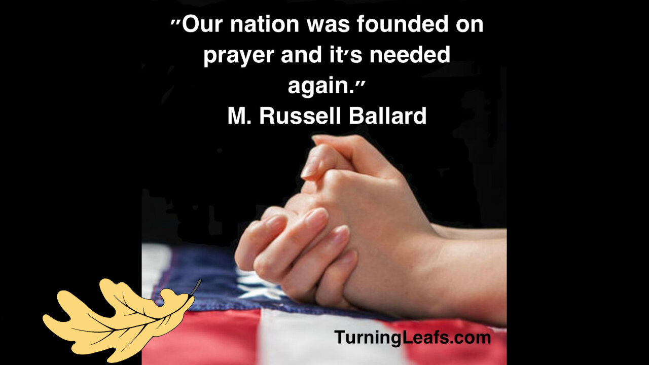 Our nation was founded ...