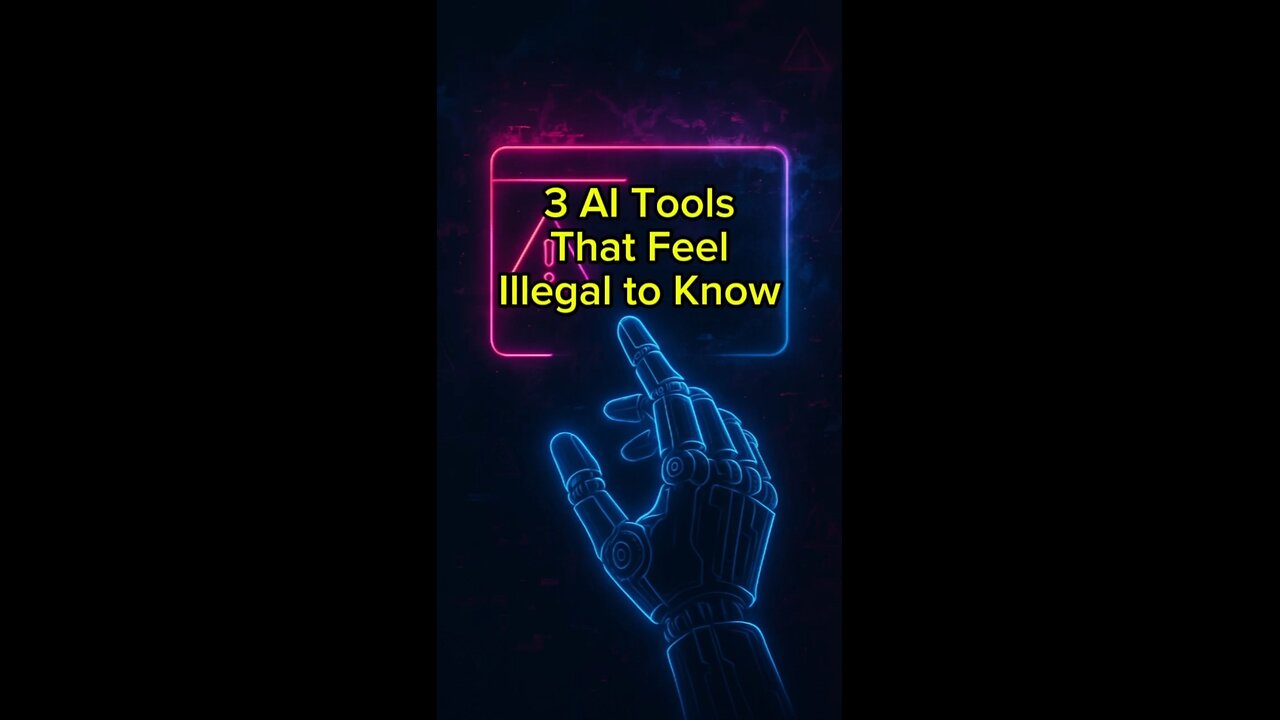 3 AI Tools That Feel Illegal to Know
