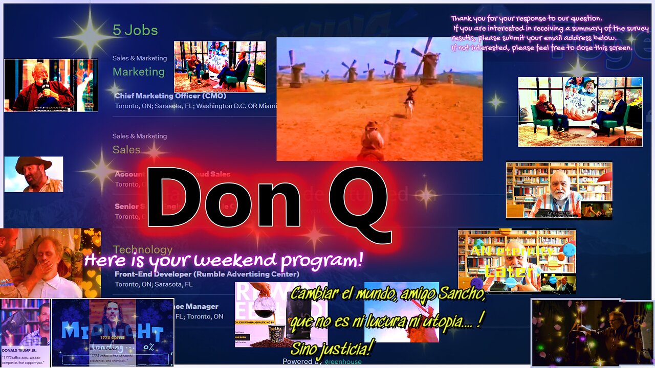 Don Quixote & American Pie . An Epic Farewell