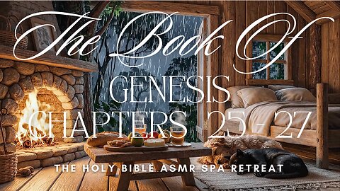 The Book of Genesis - Chapters 25 - 27 - The Holy Bible ASMR Spa Retreat