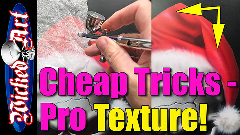 Cheap Airbrush Texture Tricks | Quilt Batting & Dryer Sheet Effects for Artists