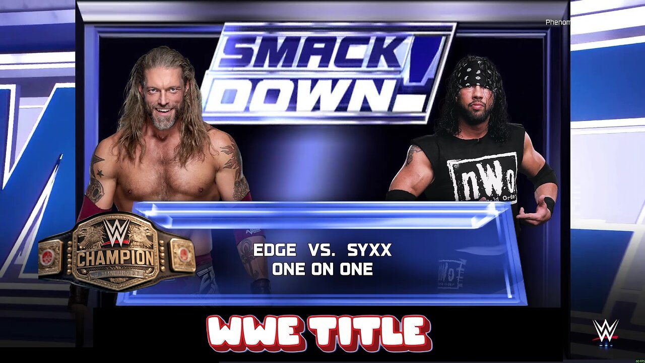 WWE 2k25 Edge(c) vs Syxx WWETitle