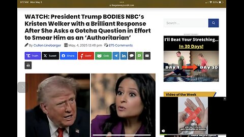 Pres Trump BODIES NBC’s Kristen Welker with a Brilliant Response After She Asks a Gotcha Question