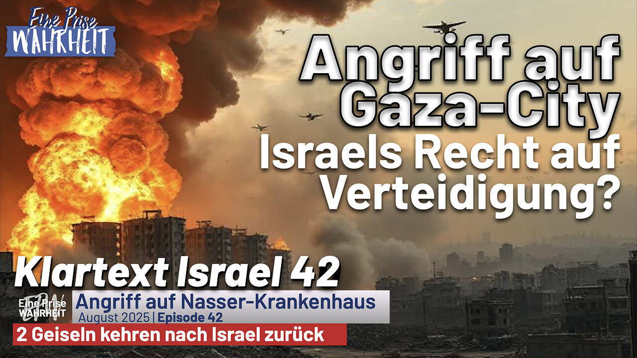 Angriff auf Gaza-City & Hat Israel ein Recht auf Verteidigung? | Klartext Israel 42