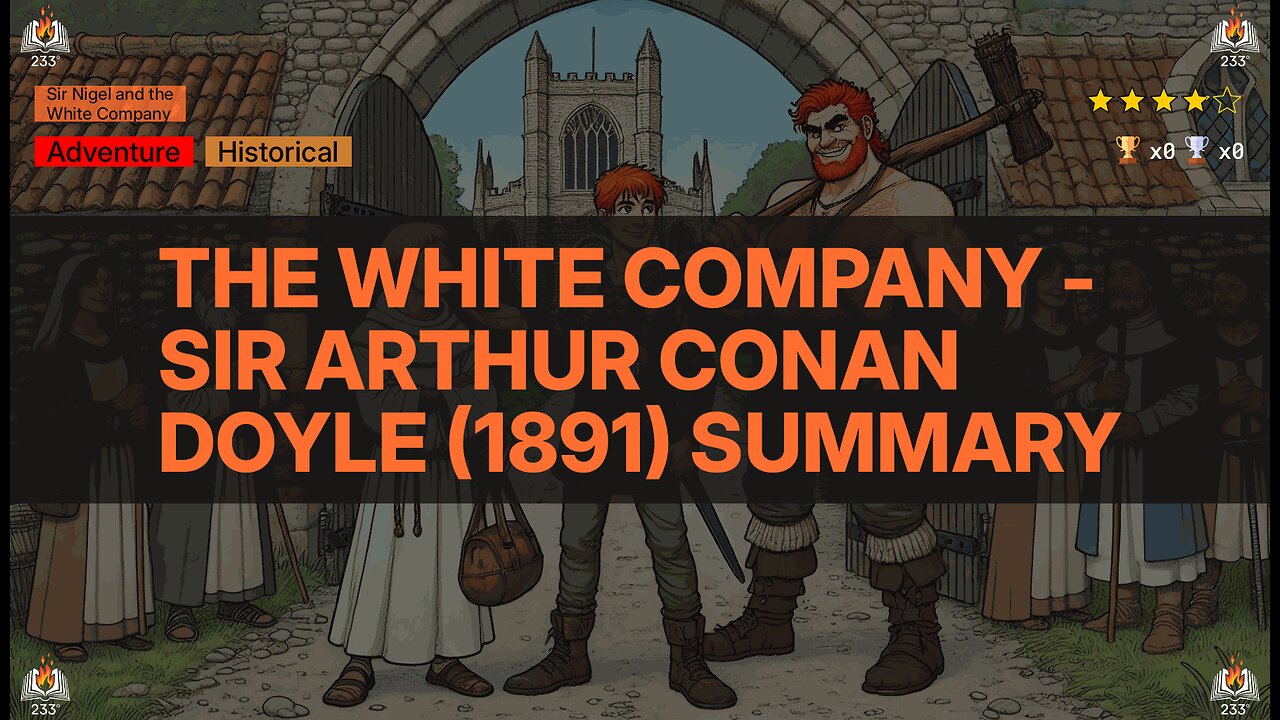 The White Company - Sir Arthur Conan Doyle (1891) Summary (Sir Nigel and the White Company - 1)