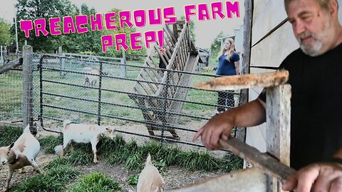 Preparing The FARM For WINTER Get's TRECHEROUS!