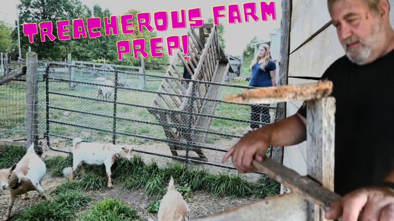 Preparing The FARM For WINTER Get's TRECHEROUS!