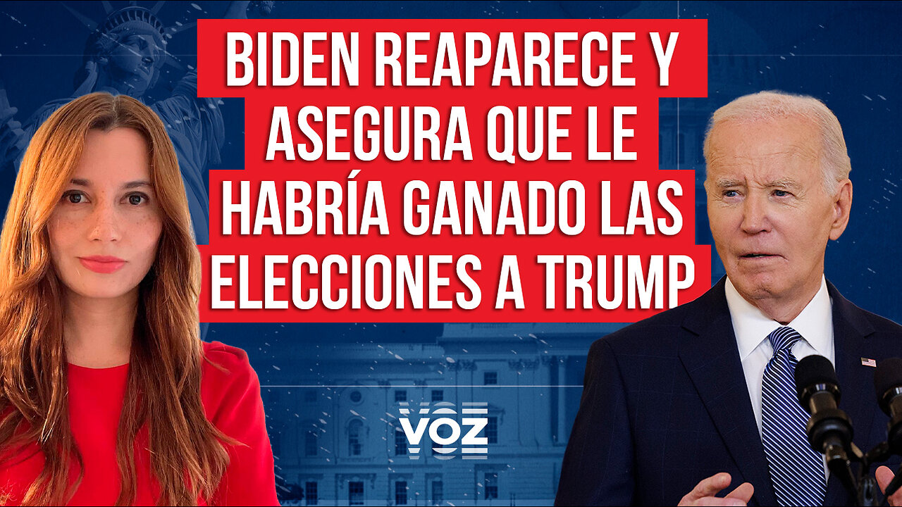 Biden reaparece y asegura que le habría ganado las elecciones a Trump