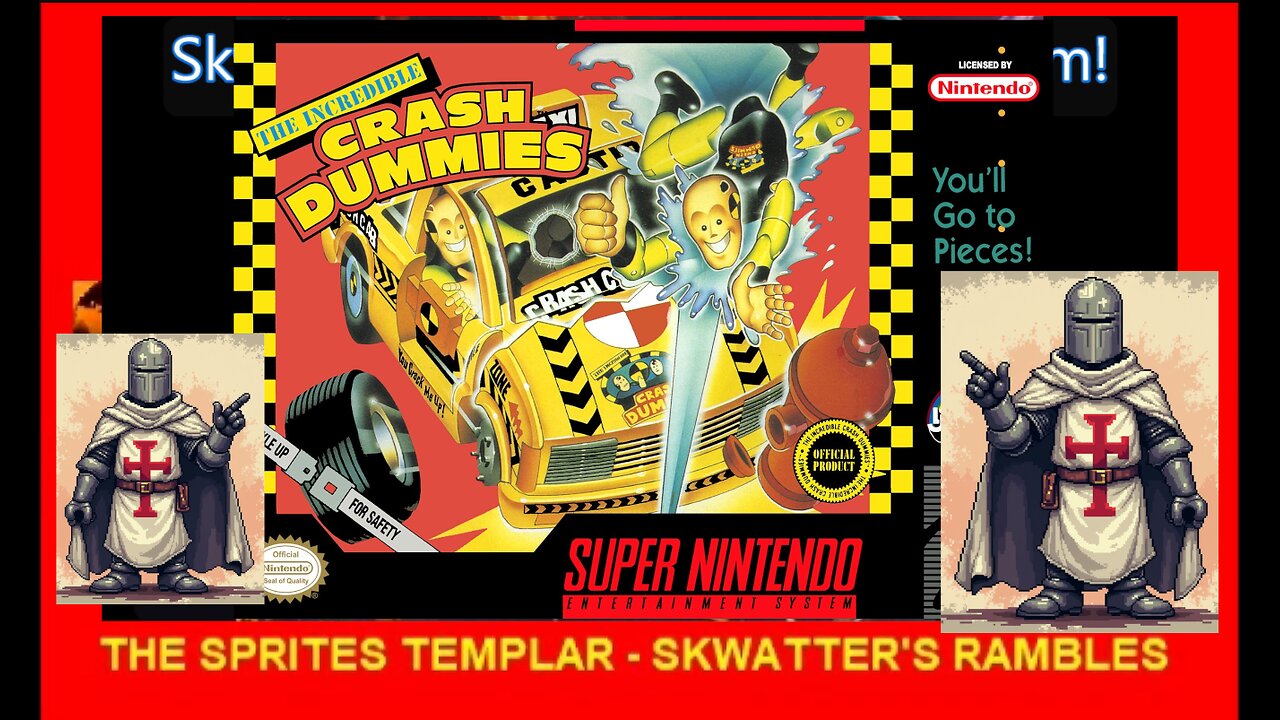 INCREDIBLE CRASH DUMMIES - SNES - Skwatter's SKRAMBLES!!