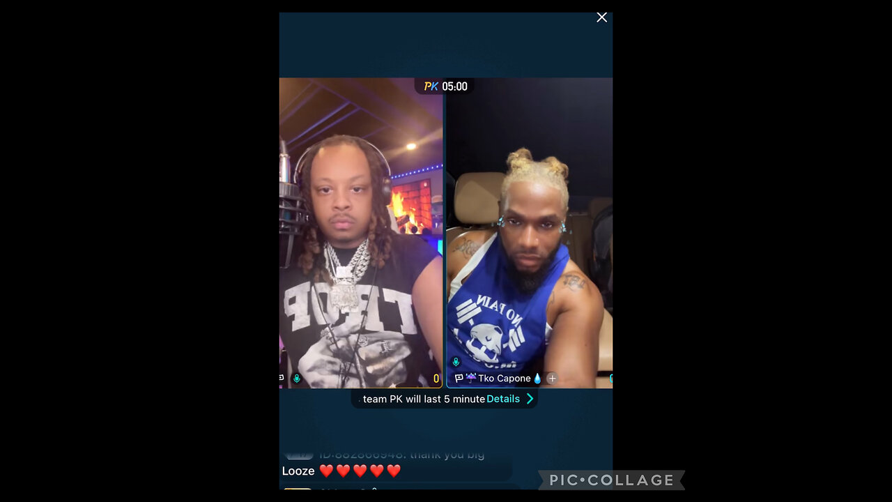 LOOZE CANNON VS TKO CAPONE! BIGO LIVE