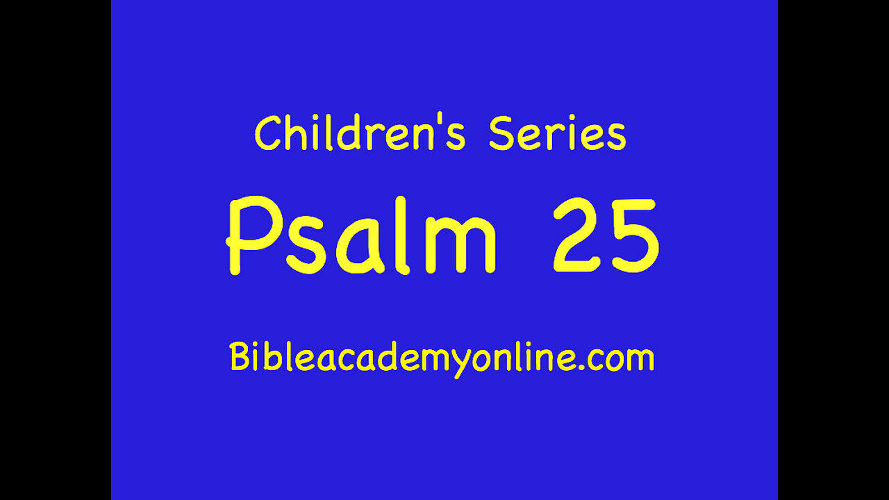 CS Psalm 25