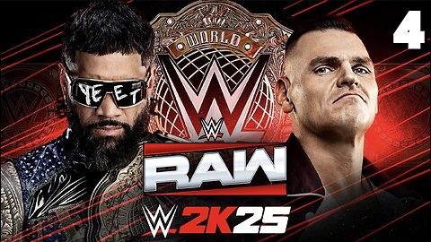 WWE 2K25 Raw June 9th 2025 - Match 4: SHOCKER!