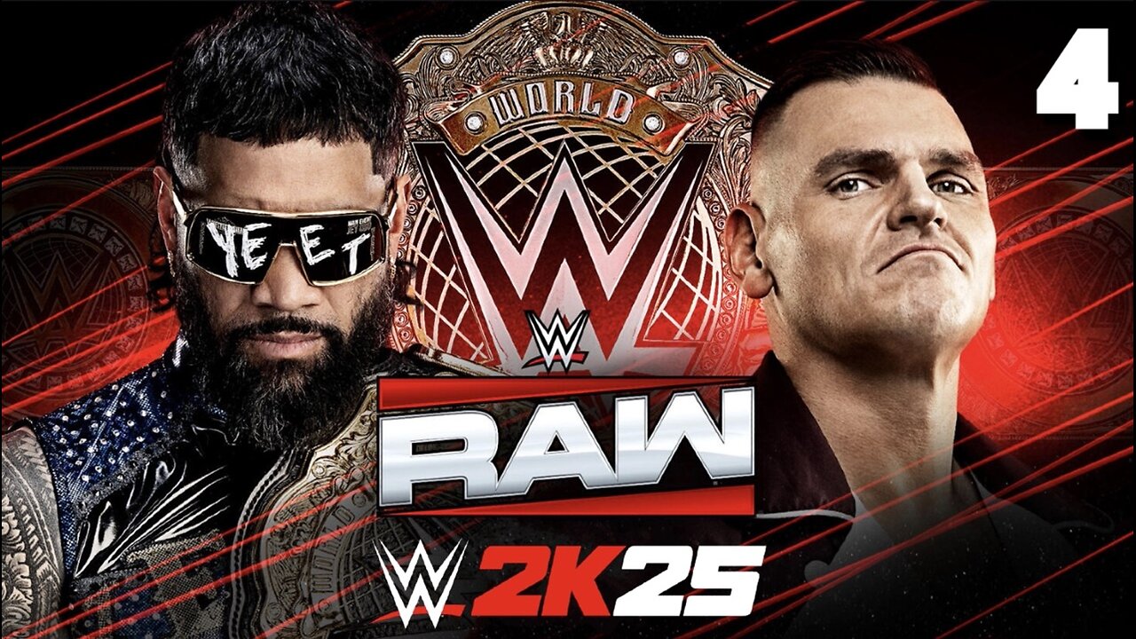 WWE 2K25 Raw June 9th 2025 - Match 4: SHOCKER!