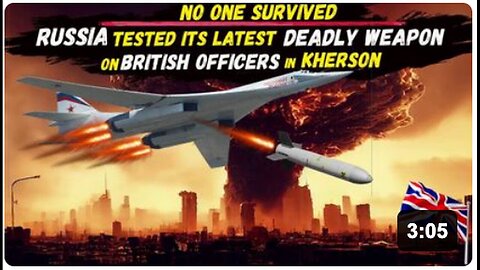"Russia's Deadly Supersonic Weapon Wipes Out British Officers: A Merciless Fatality"