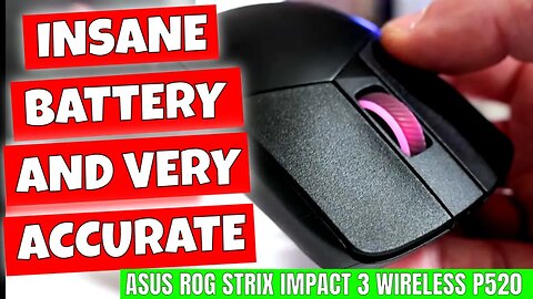 ASUS ROG Strix Impact 3 iii Wireless P520 With Swappable Switches & Insane Battery Life