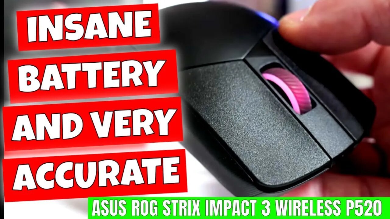 ASUS ROG Strix Impact 3 iii Wireless P520 With Swappable Switches & Insane Battery Life