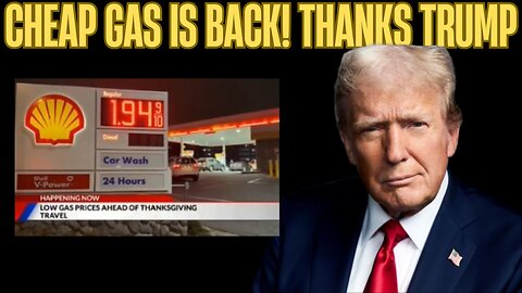 TRUMP WIN: MSNBC PANICS as Gas Prices Fall to Lowest Since 2021