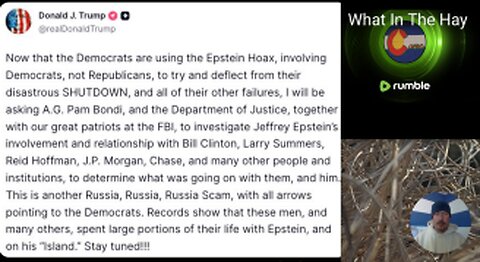 TRUMP on EPSTEIN: INVESTIGATE Bill Clinton, Larry Summers, Reid Hoffman, J.P. Morgan, Chase & MORE