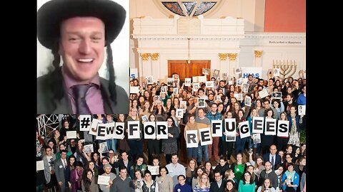 Tommy Robinson Jew Puppet Of Deborah Rothschild With Glownigger Supporter(1)