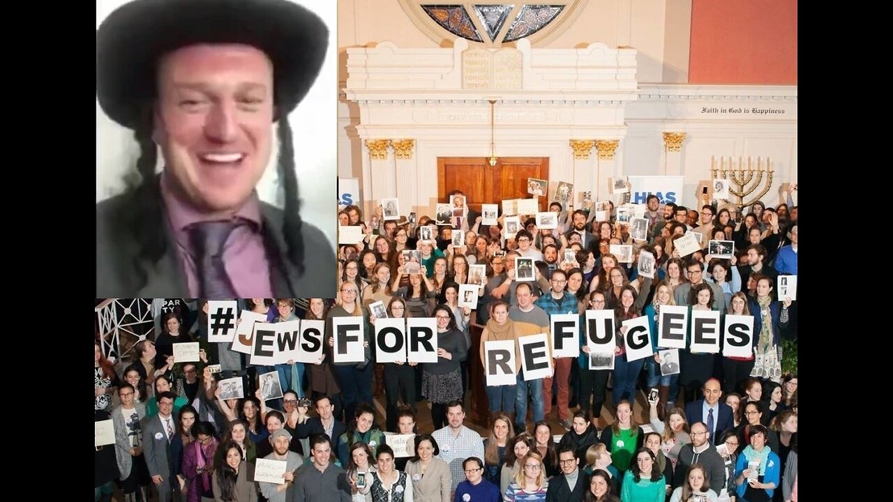 Tommy Robinson Jew Puppet Of Deborah Rothschild With Glownigger Supporter(1)