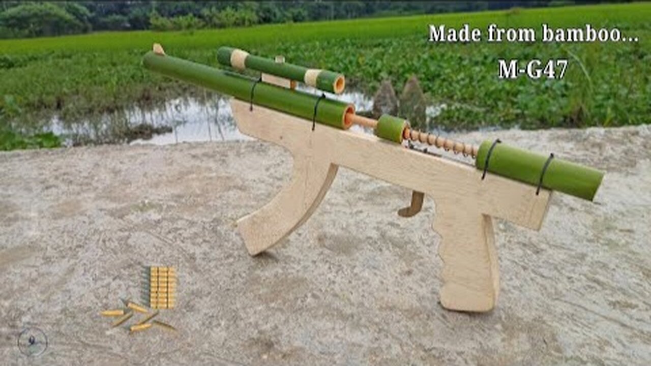 Hand working bamboo toy