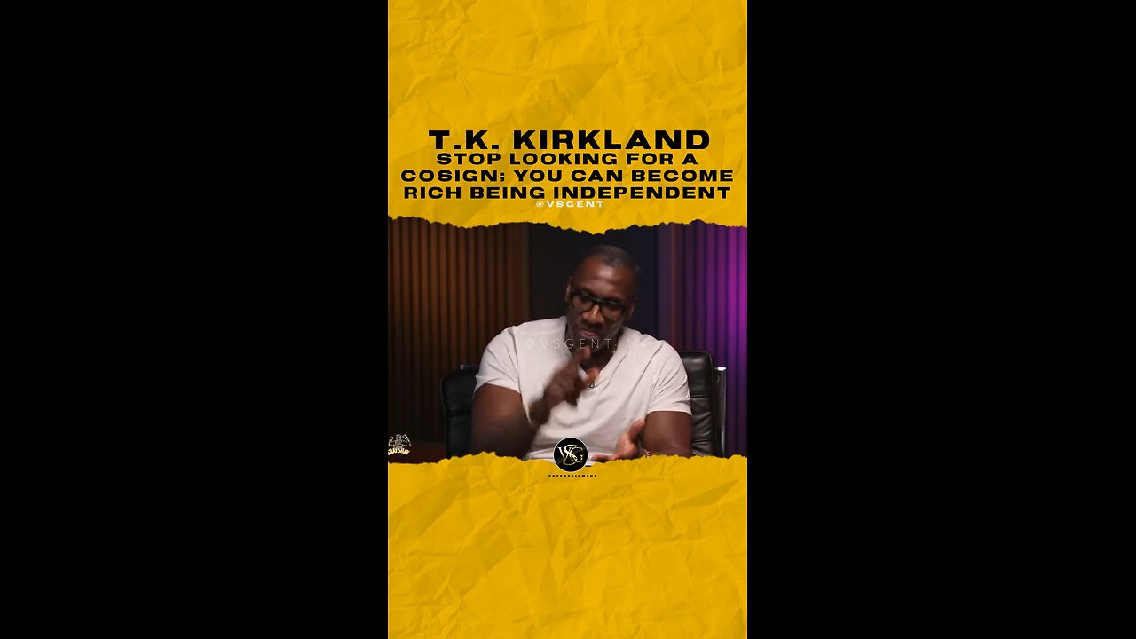 @tk_kirkland Stop looking for a cosign; you can become rich being independent