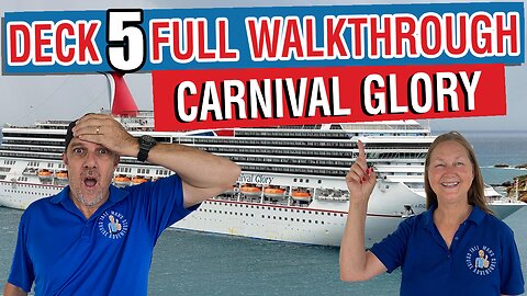 Carnival Glory Public Deck 5 | Tall Man's Cruise Adventures