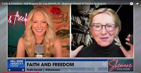 Dr. Lee Merritt, Dr. Shannon Kroner & Tresha Rodriguez, Ted Nugent: Faith & Freedom