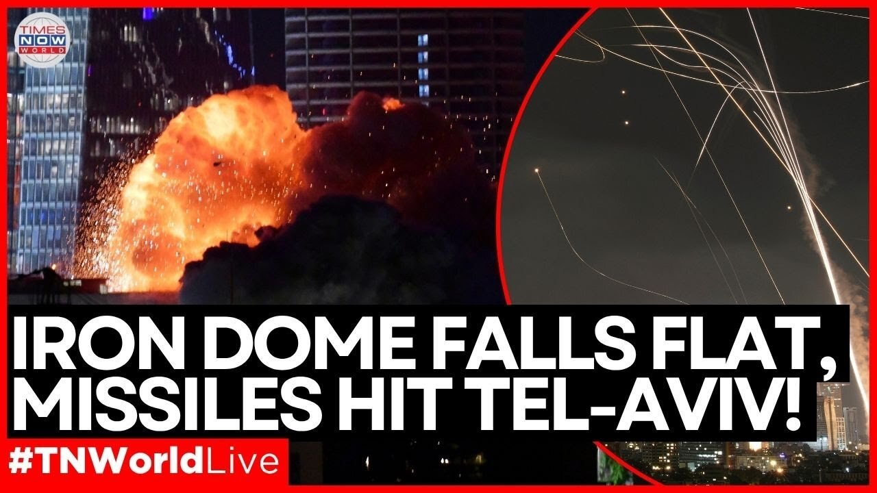ISRAEL VS IRAN CONFLICT LIVE: Iron Dome FAILS? Iranian Missiles Slam Into Central Israel |